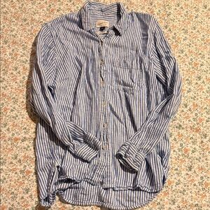 Striped button up shirt